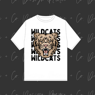 Wildcats Head Stacked