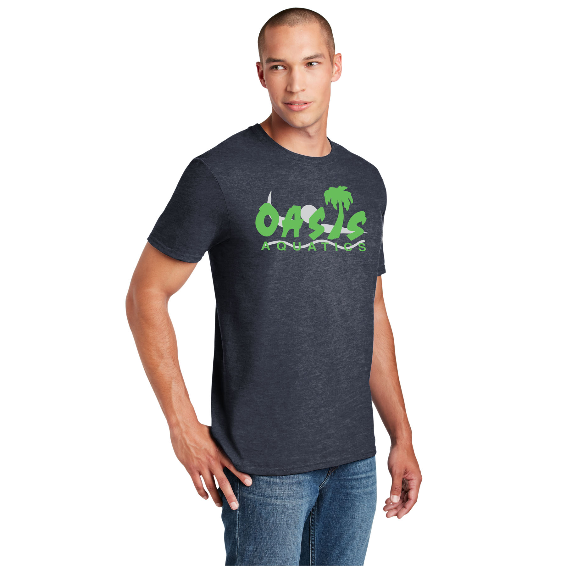 Gildan T Shirt - Heathered - Adult