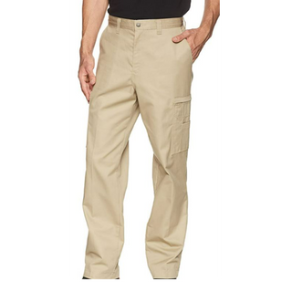 Relaxed Fit Cotton Cargo Pants - Color: KHAKI P237