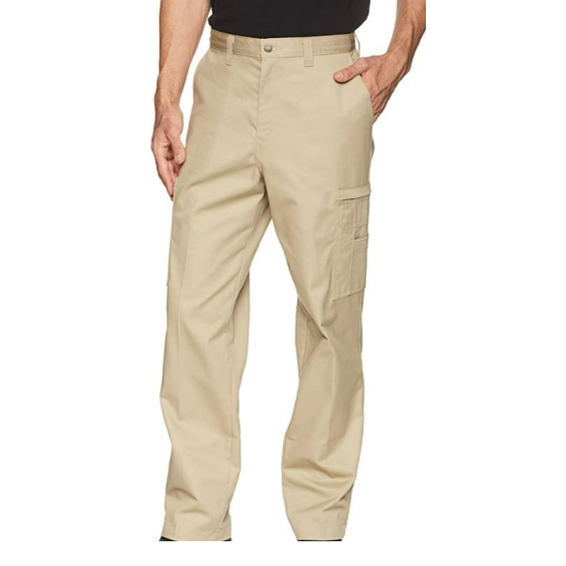 Relaxed Fit Cotton Cargo Pants - Color: KHAKI P237 Main Image