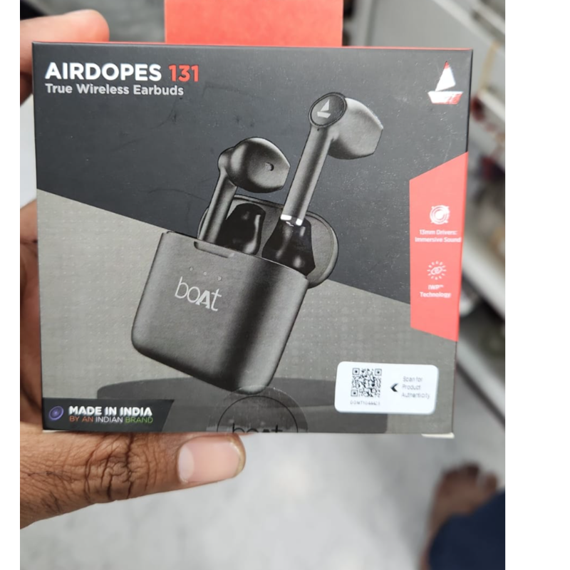 Boat Airdops 131 wireless earbuds Main Image