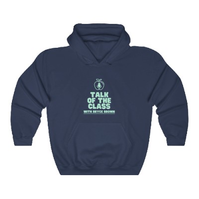 Navy Heavy Blend Hooded Sweatshirt Main Image