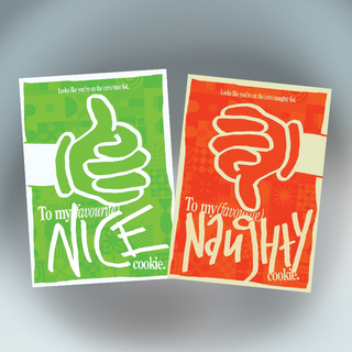 naughty or nice (set of 4)