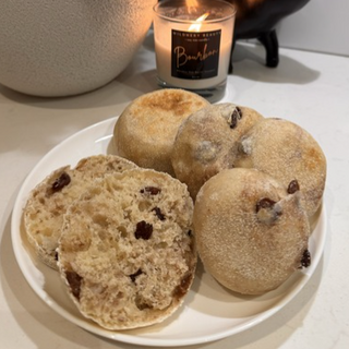 Cinnamon Raisin English Muffins