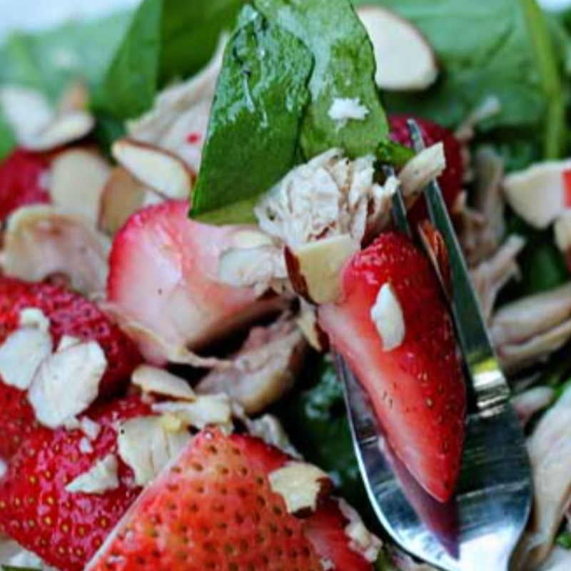 Chicken Strawberry Almond Salad Large Image