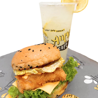 [BG1] Chicken Burger with Drink