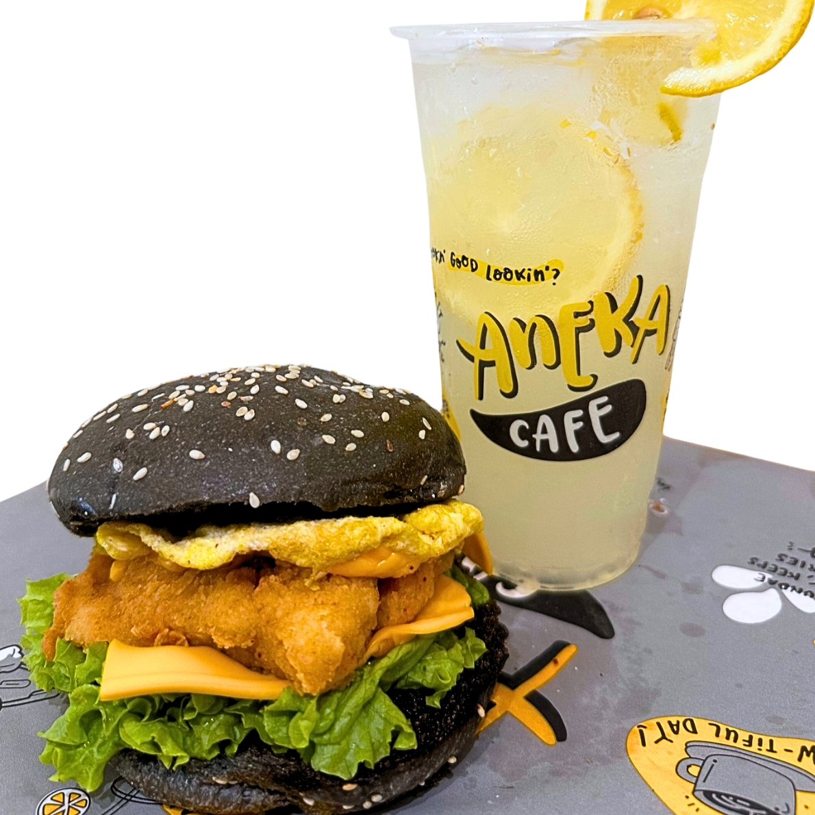 [BG3] Charcoal Chicken Burger Main Image