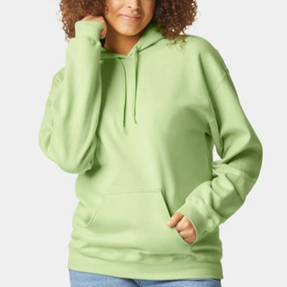 Gildan Softstyle Hoodie (Pistachio/Black text)