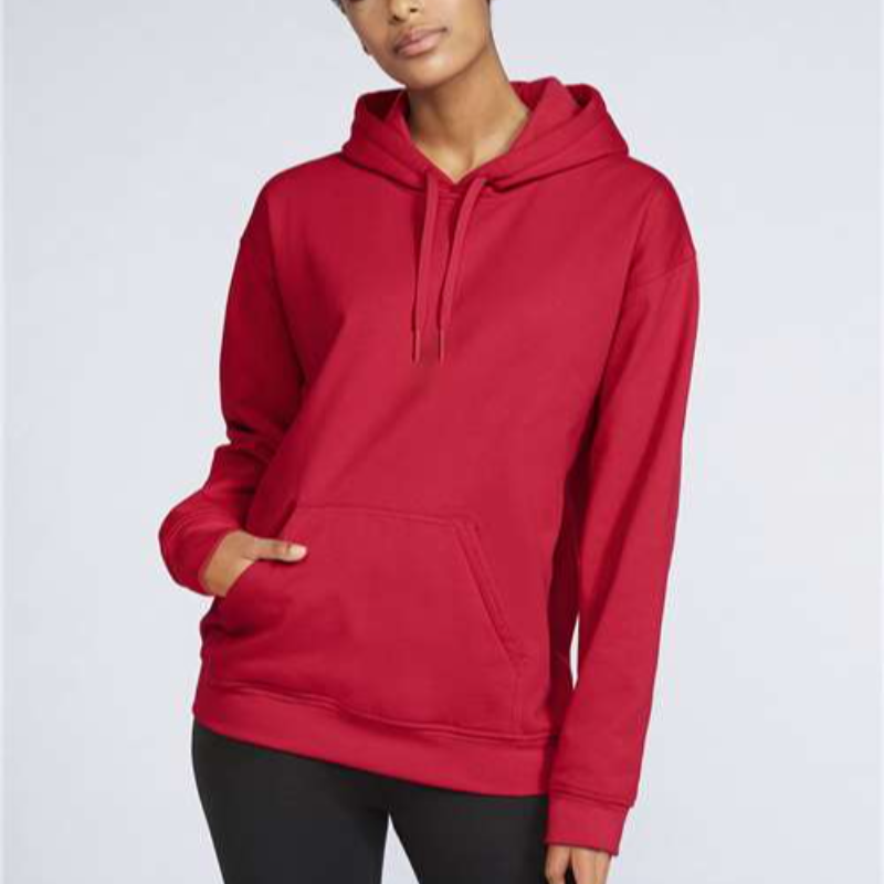 Gildan Softstyle Hoodie (Red/White text) Main Image