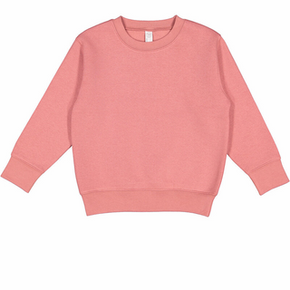 Rabbit Skins Crewneck (Mauve/White text)