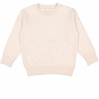 Rabbit Skins Crewneck (Natural Heather/Black text)