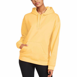 Gildan Softstyle Hoodie (Yellow Haze/Black text)