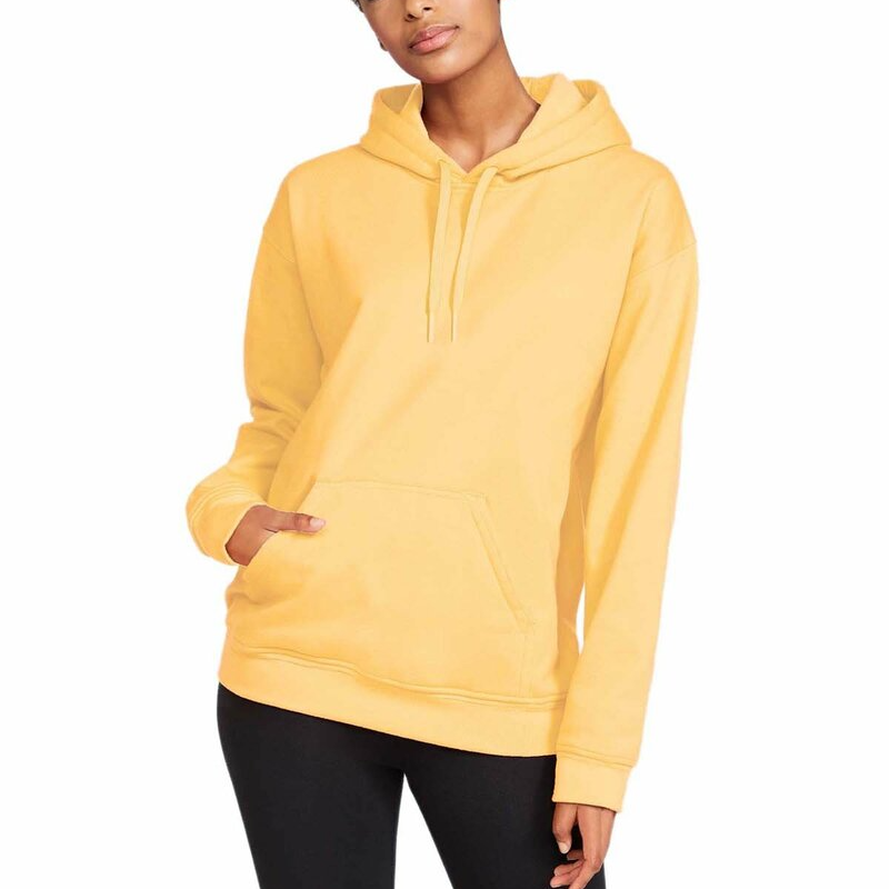 Gildan Softstyle Hoodie (Yellow Haze/Black text)