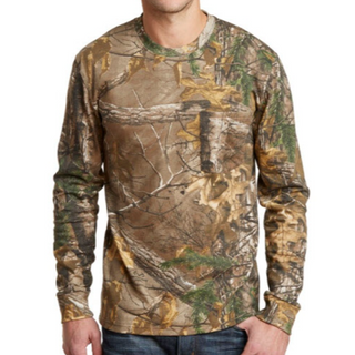 Russell Long Sleeve Tee (Realtree Xtra Camo/White text)