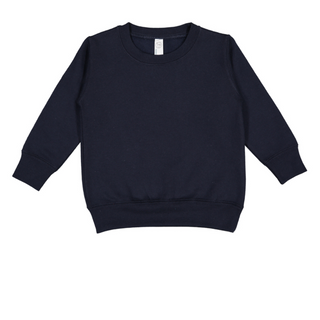 Rabbit Skins Crewneck (Navy/White text)