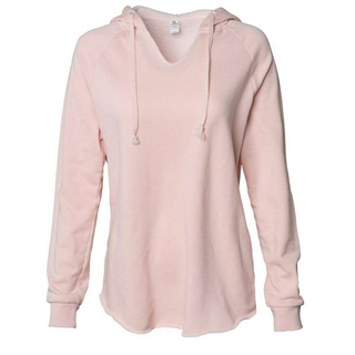 Independent Trading Co. Hoodie (Blush/Gold text)