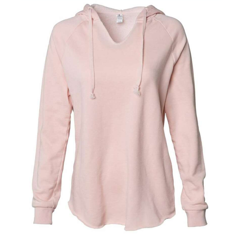 Independent Trading Co. Hoodie (Blush/Gold text) Main Image