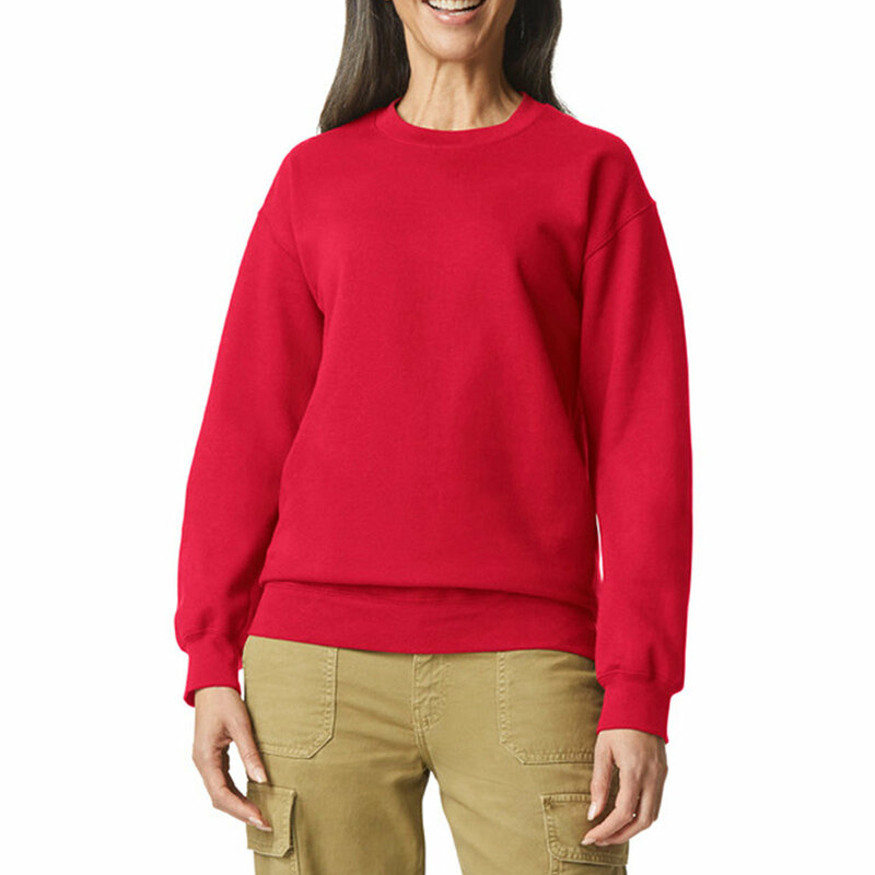 Gildan Softstyle Crewneck (Red/White text) Main Image