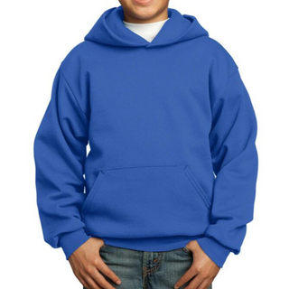 Port & Company Youth Hoodie (Royal/White text)