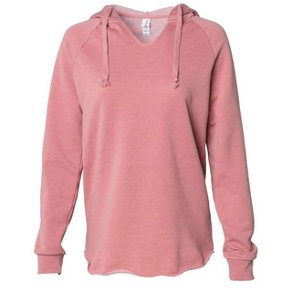 Independent Trading Co. Hoodie (Rose/White text)