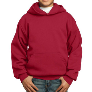 Port & Company Youth Hoodie (Red/White text)