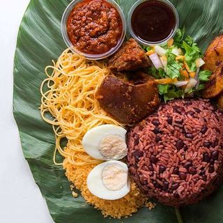 WAAKYE AND MEAT🌱