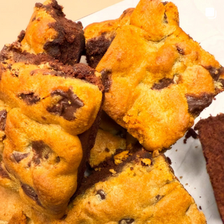 HOMEMADE Chocolate Milk and Cookies Protein Bar
