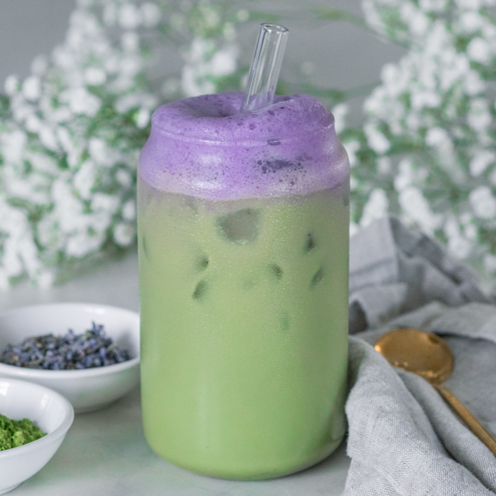 Lavender Matcha Latte 