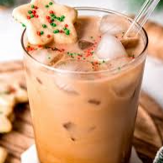 Mrs. Claus' Shortbread Cookie Latte