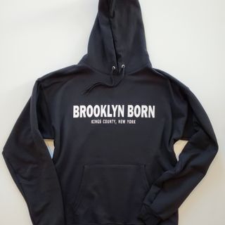 Brooklyn Born Statement Hoodie (Black)