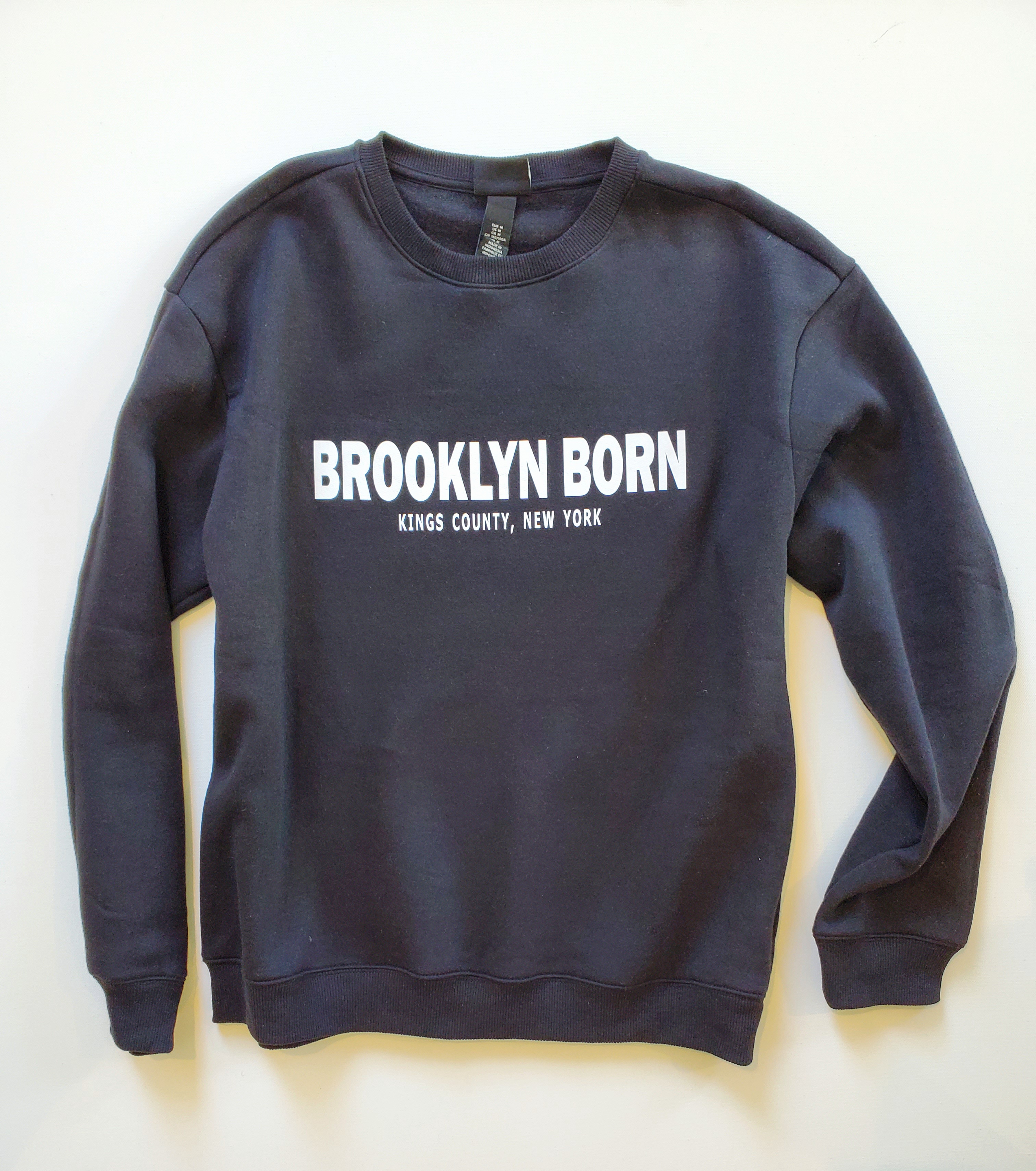 Brooklyn Born Statement Sweatshirt (Black) Main Image