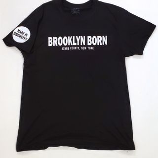 Brooklyn Born Statement T-Shirt (Black) 