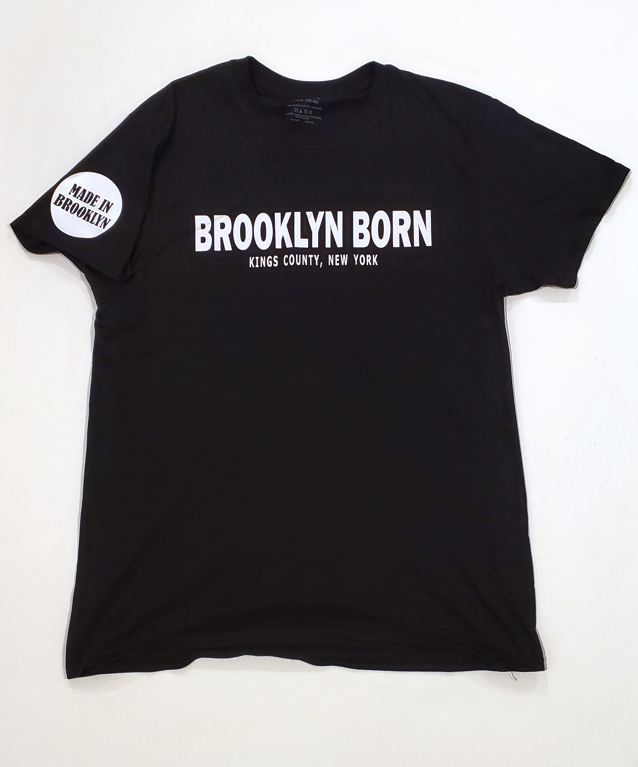 Brooklyn Born Statement T-Shirt (Black)  Main Image