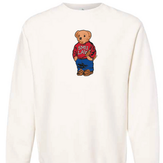 SMU Law Teddy Bear Printed Crewneck - Thumbnail 2