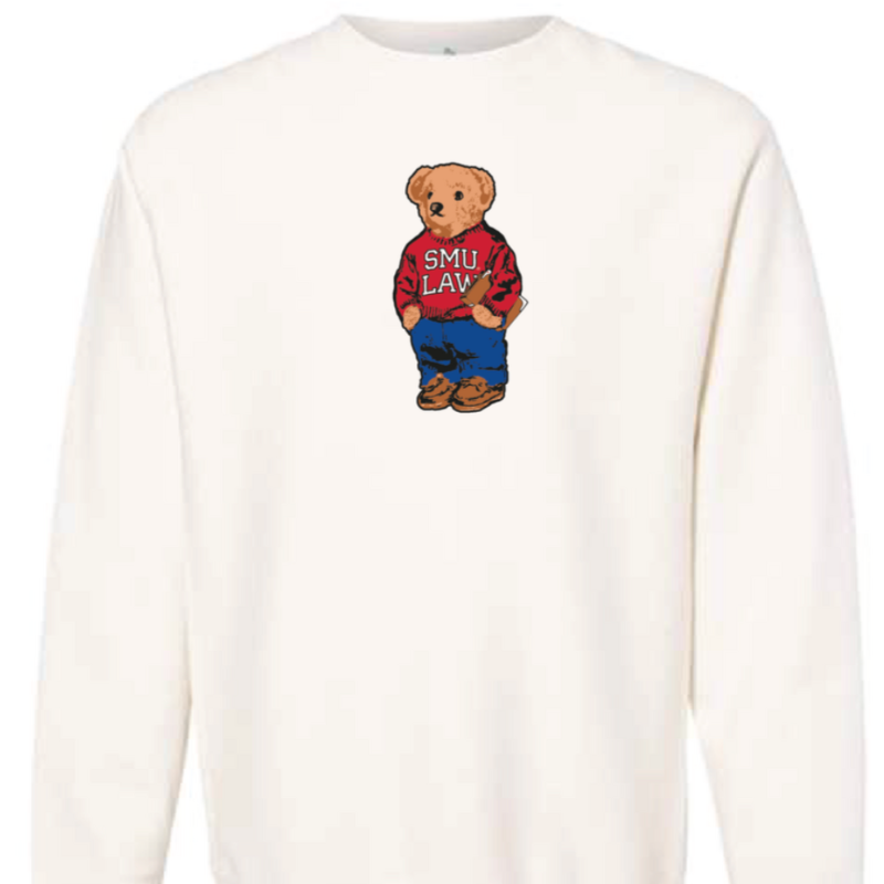 SMU Law Teddy Bear Printed Crewneck - Thumbnail (Preview) 2