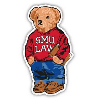 SMU Teddy Bear Sticker