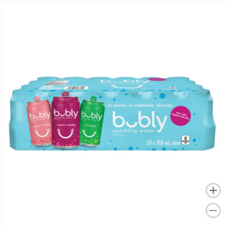Bubly 24 Pack (Lime, Grapefruit, Raspberry)