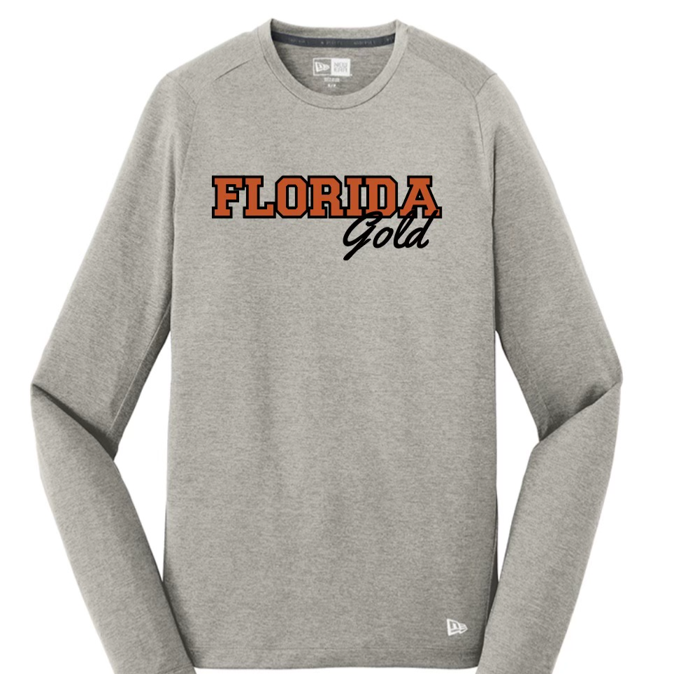 Men's Sublimated Heather Gray Long Sleeve Tee