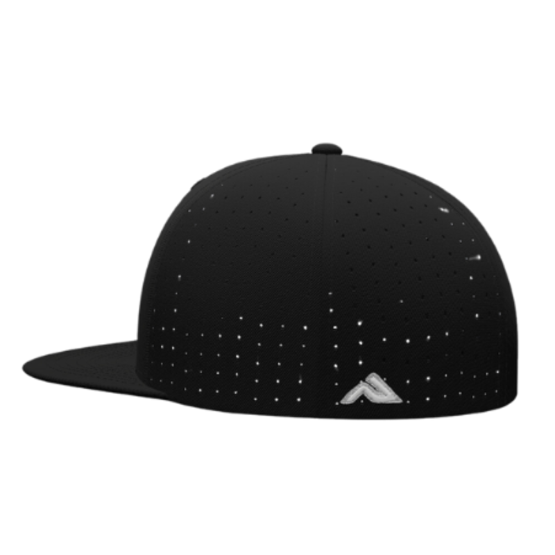 Black Fitted Florida Gold Hat