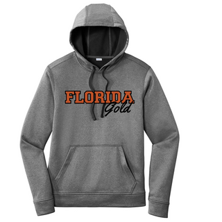 Sublimated Heather Gray Florida Gold Hoodie