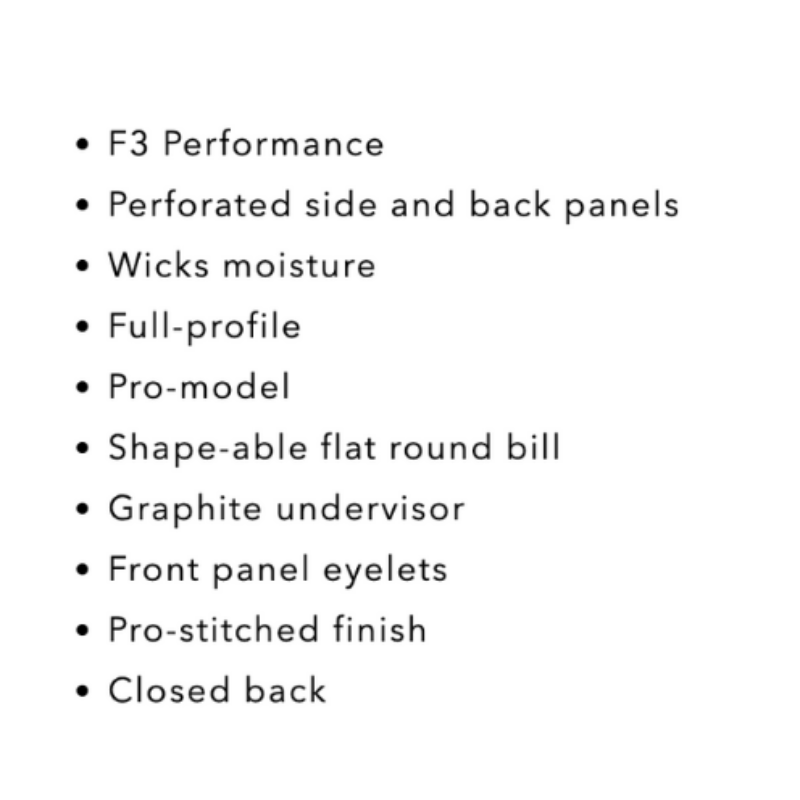 Graphite Fitted Florida Gold Hat