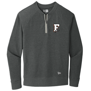 Men's Heather Black 1/4 Zip Pull Over