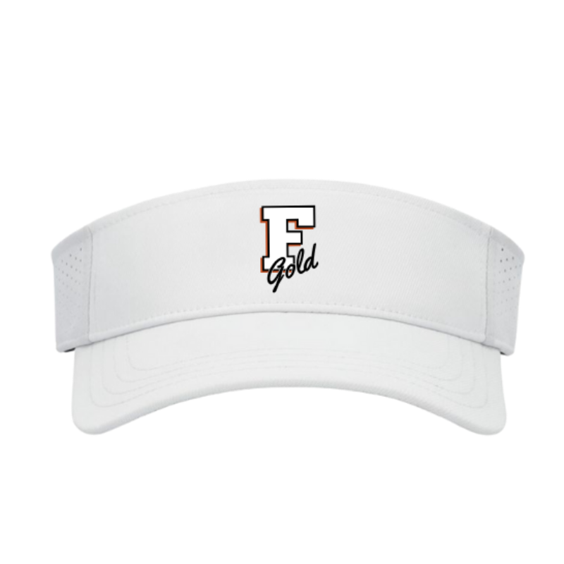 White Florida Gold Visor