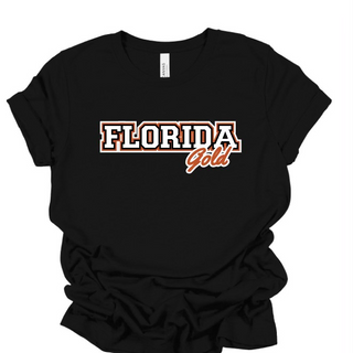 Black Florida Gold Tee