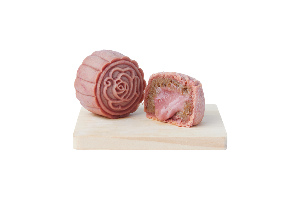 六荷玫瑰树莓流心月餅二個禮袋裝 L’otus Rose Raspberry Mooncake 2 pieces gift bag 