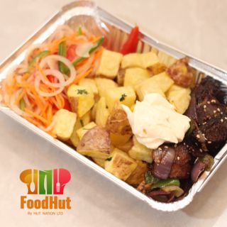 PROMO- 2 Chips, Sautéed Beef & Salad 