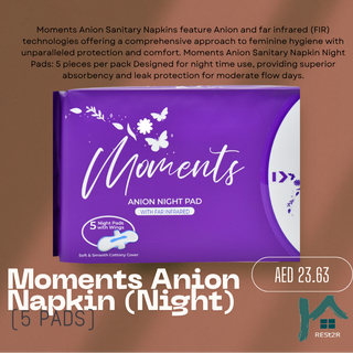 Moments Anion Napkin (NIGHT) - 5 PADS