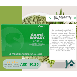 Santé Barley Capsules ( 500 mg x 60 )