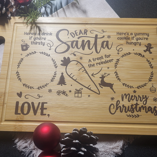 Custom Santa Boards w/ Magic Reindeer Food Image