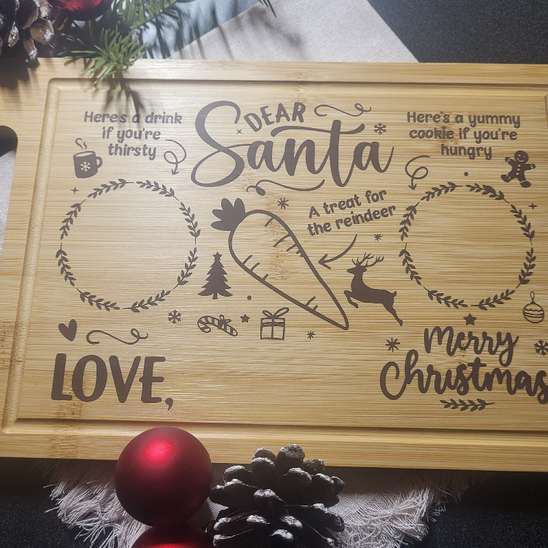 Custom Santa Boards w/ Magic Reindeer Food Large Image